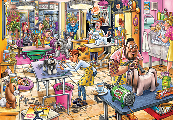 Wasgij Mystery # 23  Pooch Parlour 1000 Bitar Jumbo