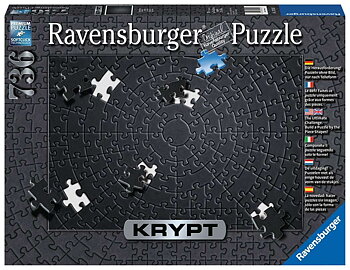 Krypt Svart 736  Bitar Ravensburger