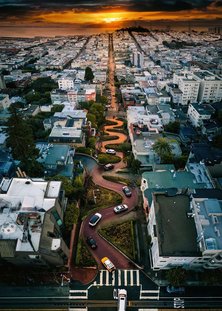 Lombard Street  San Francisco 1000 Bitar Ravensburger