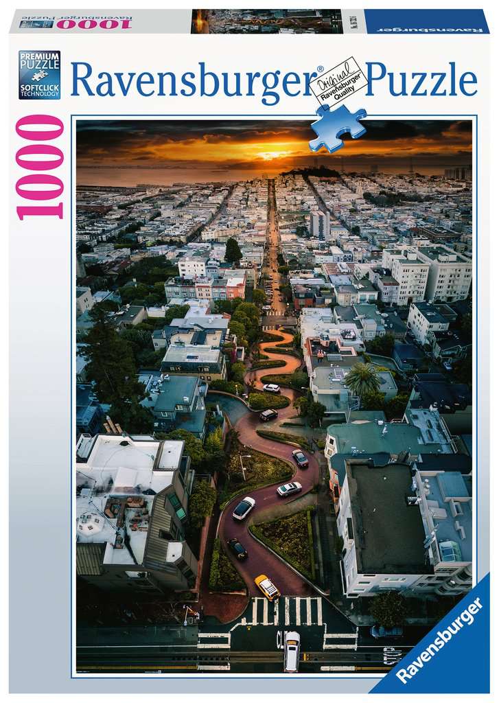 Lombard Street  San Francisco 1000 Bitar Ravensburger - 2