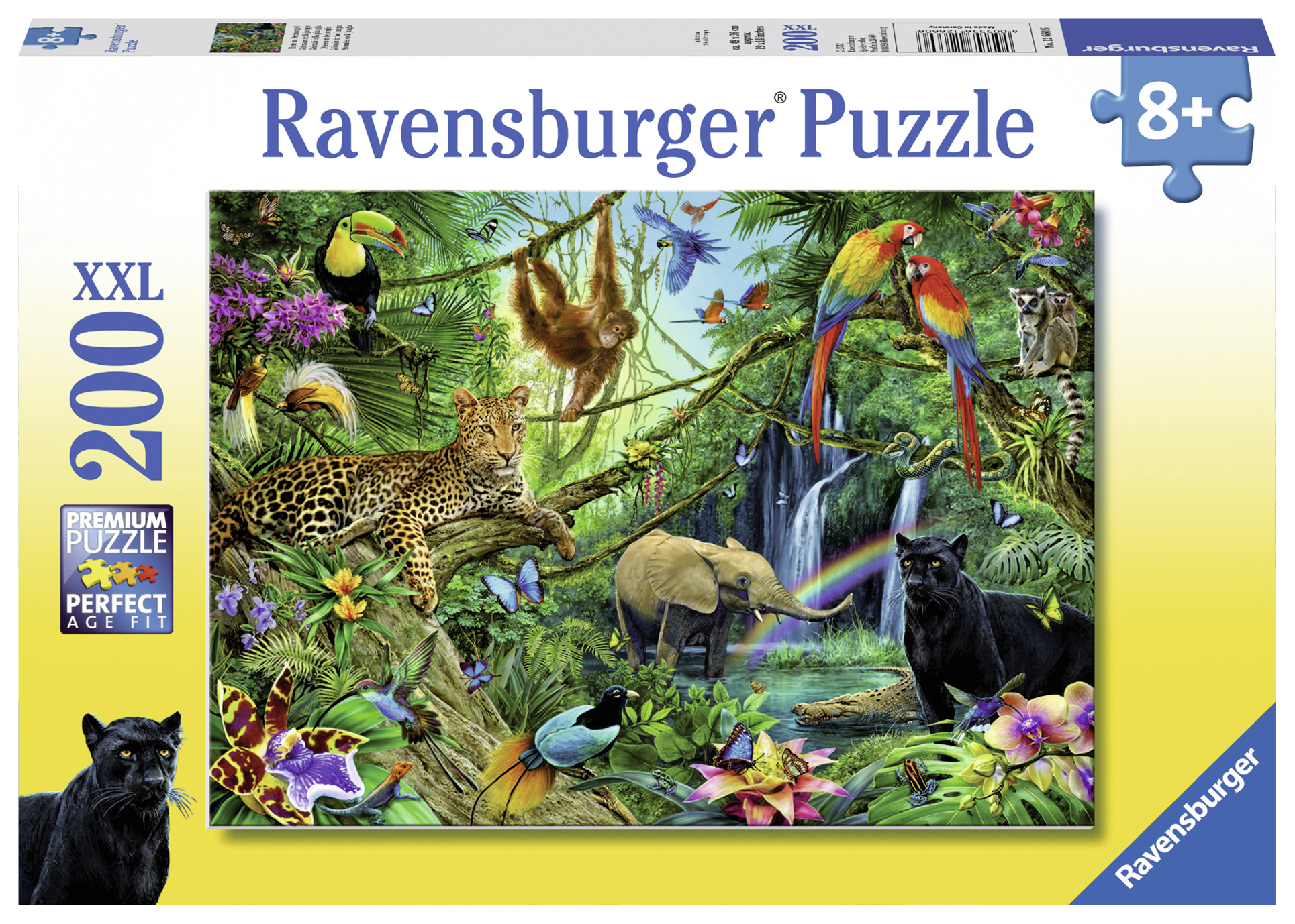 Animals in the Jungle 200 XXL Bitar Ravensburger - 2