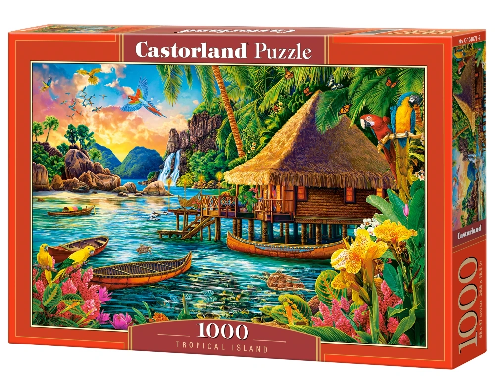 Tropisk Ö 1000 Bitar Castorland - 2