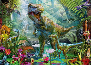 T-Rex in the Wood, Diamond Picture Diamond Painting
