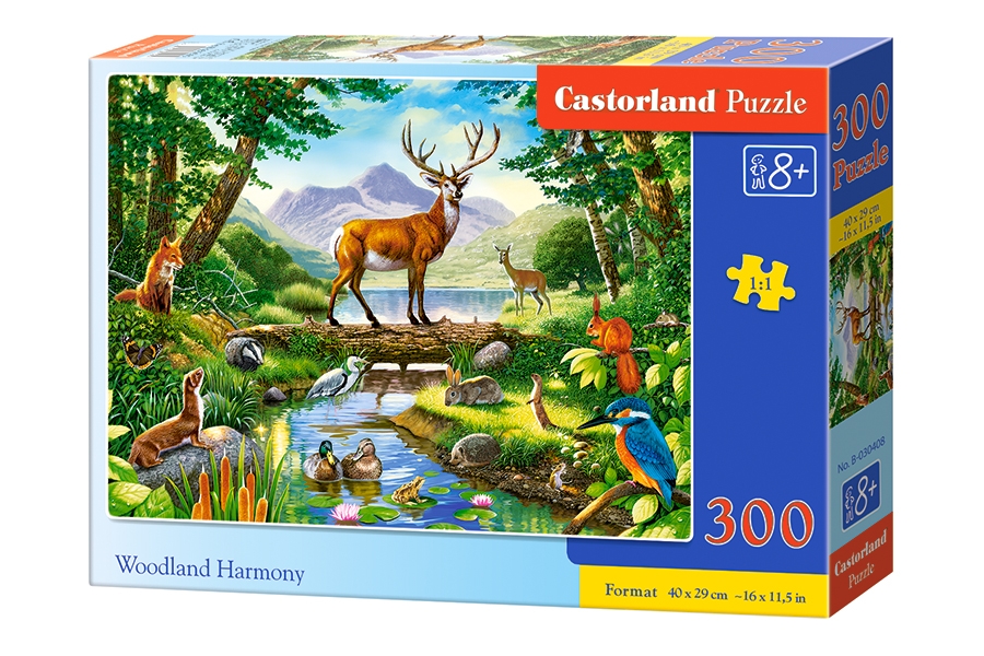 Harmoni i skogen 300 Bitar Castorland - 2