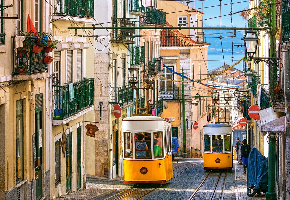 Lisabon Trams Portugal  1000 Bitar Castorland