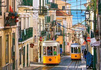 Lisabon Trams Portugal  1000 Bitar Castorland