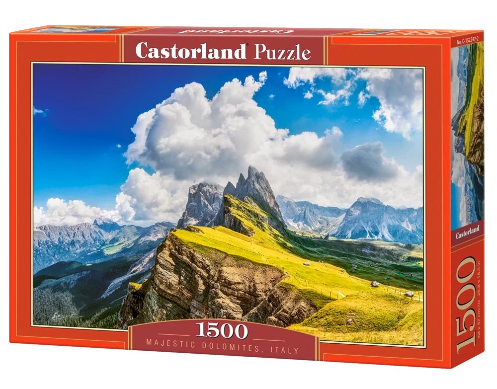 Majestic Dolomites, Italy, 1500 Bitar Castorland - 2