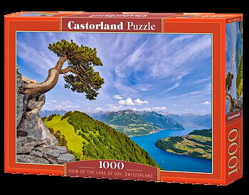 View of the Lake of Uri, Switzerland, 1000 Bitar Castorland