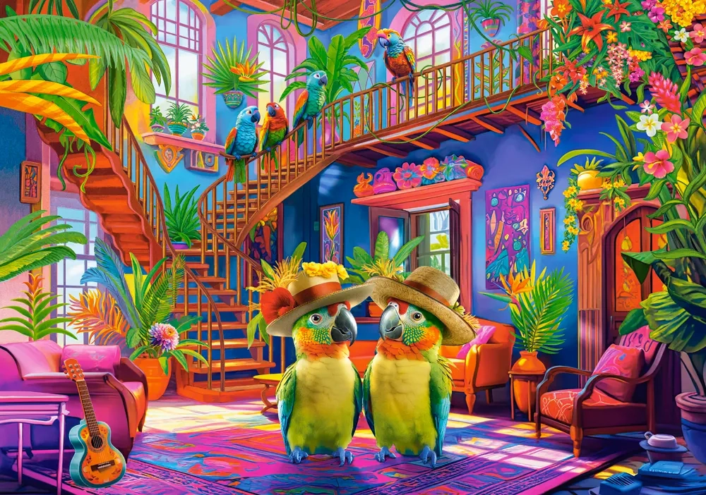 Parrots in Paradise, 500 Bitar Castorland