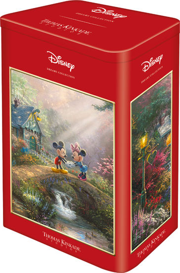 Mickey and Minnie Sweetheart Bridge 500 Bitar Schmidt Plåt ask - 2