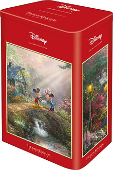 Mickey and Minnie Sweetheart Bridge 500 Bitar Schmidt Plåt ask
