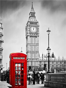 London Red ,  Diamond Picture Diamond Painting
