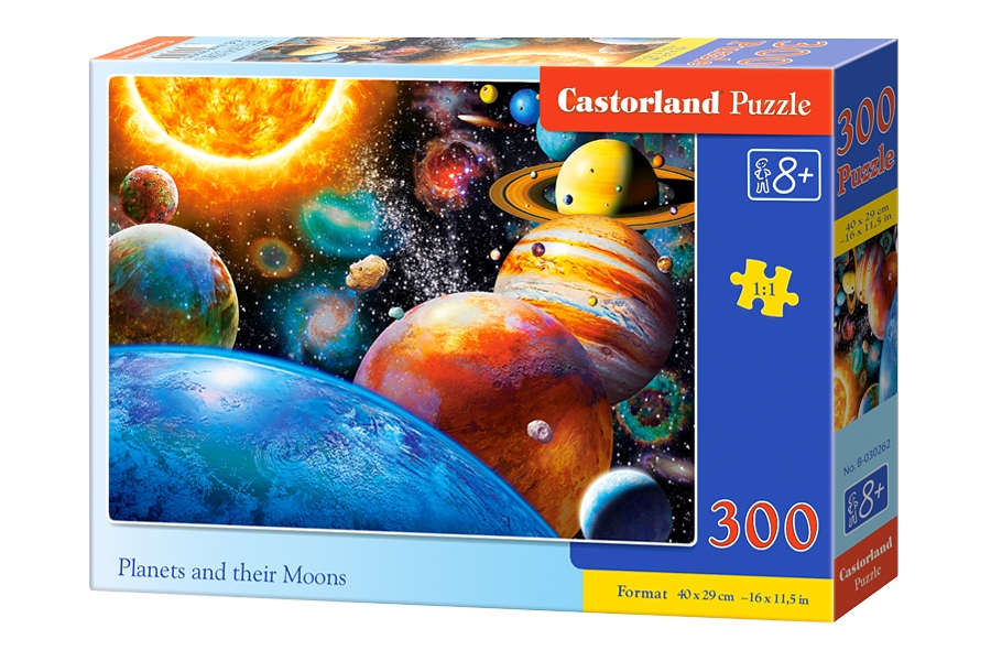 Planeter och deras månar 300 Bitar Castorland - 2