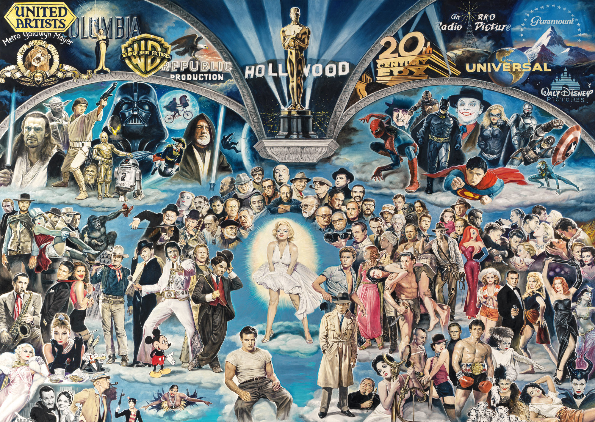 Hollywood-The Universe of Glory 1000 Bitar Schmidt
