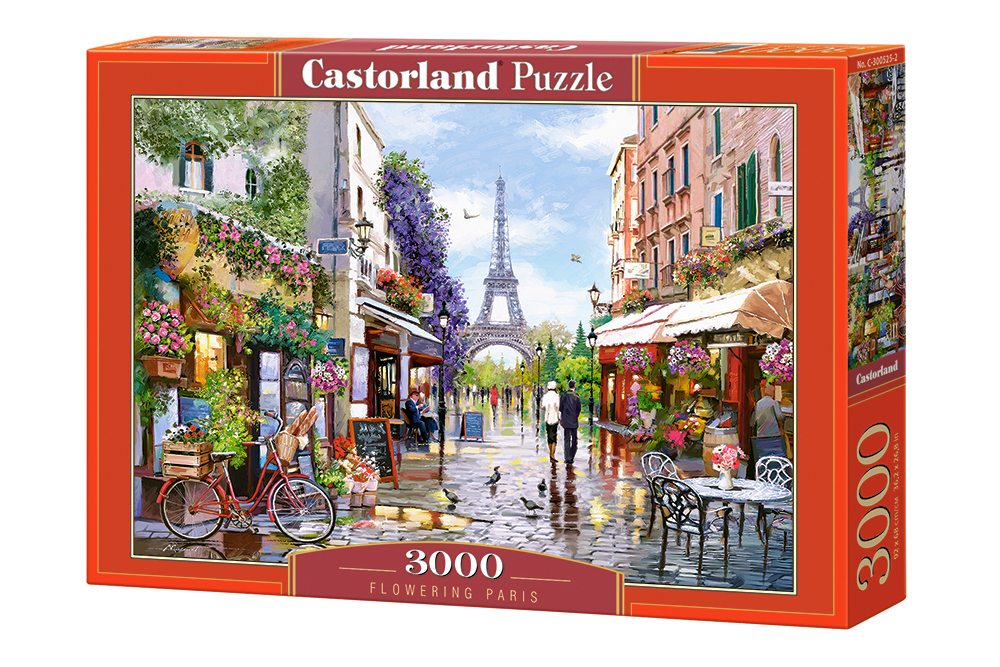 Flowering Paris 3000 Bitar Castorland - 2