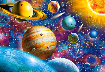 Solar System Odyssey 1000 Bitar Castorland