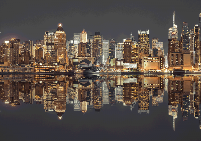 New York Skyline at Night 1500 Bitar Schmidt