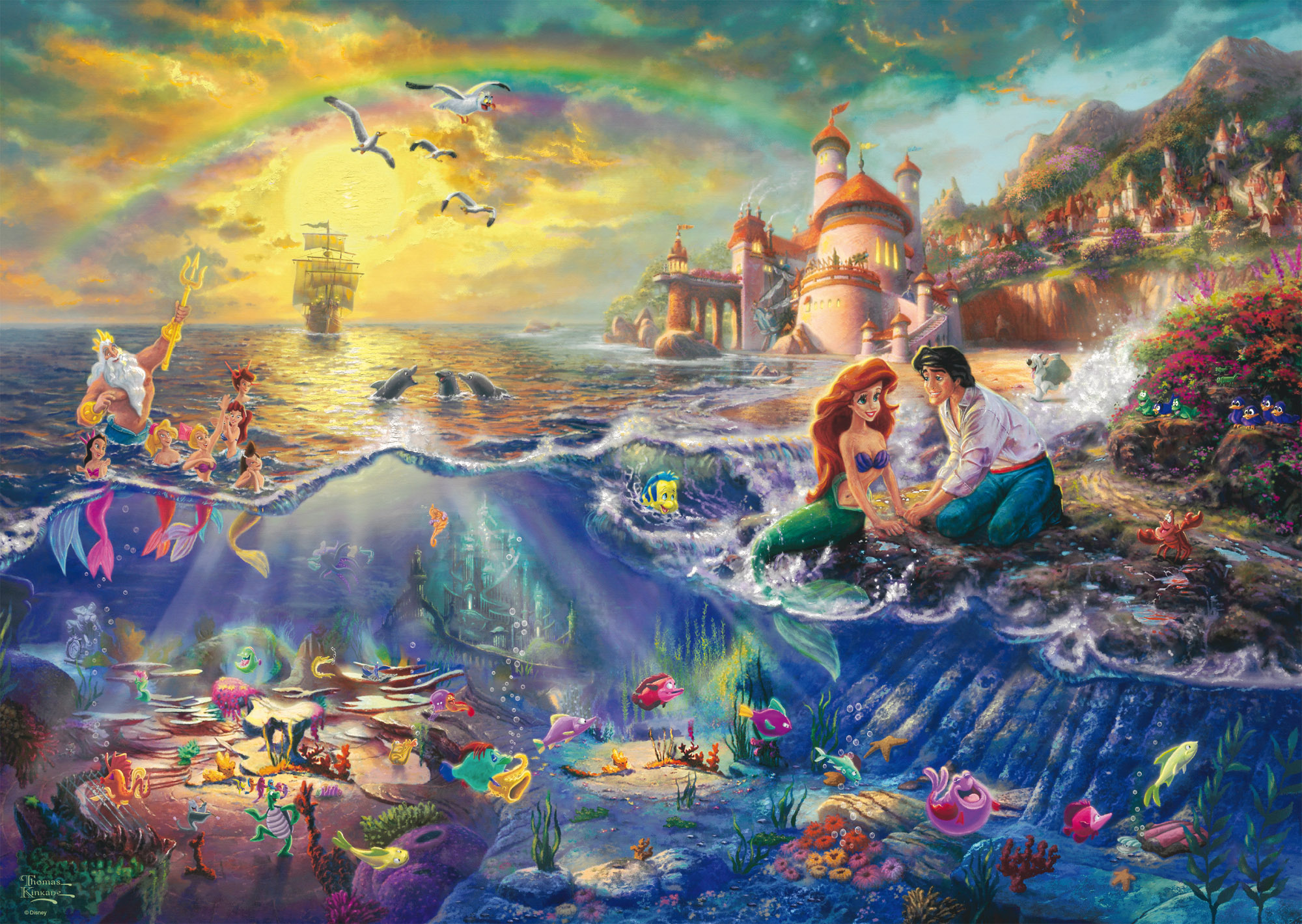 The Little Mermaid 1000 Bitar TK Schmidt