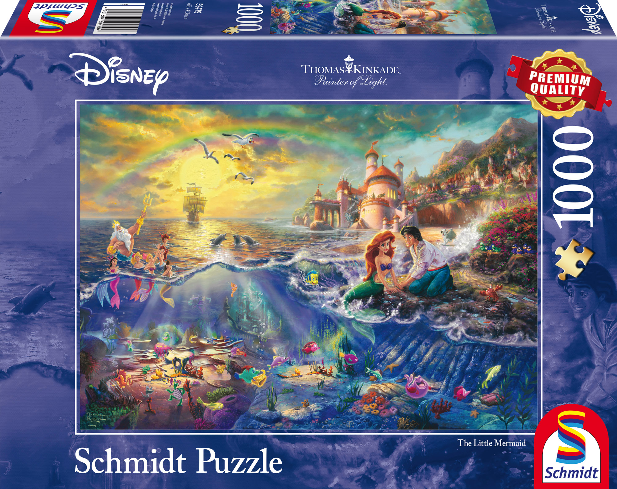 The Little Mermaid 1000 Bitar TK Schmidt - 2