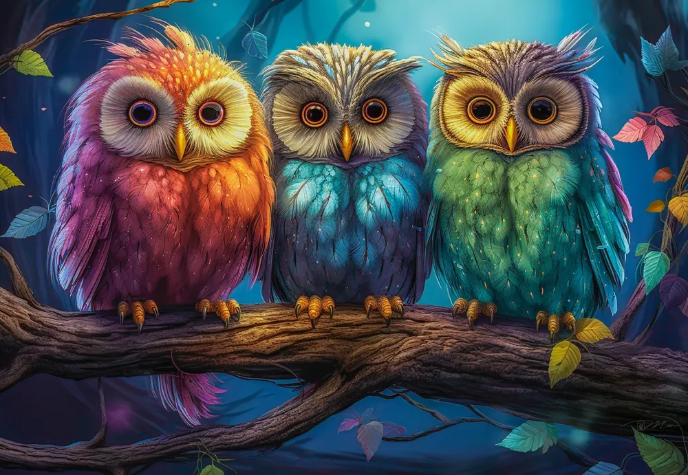 Three Little Owl´s, 1000 Bitar Castorland