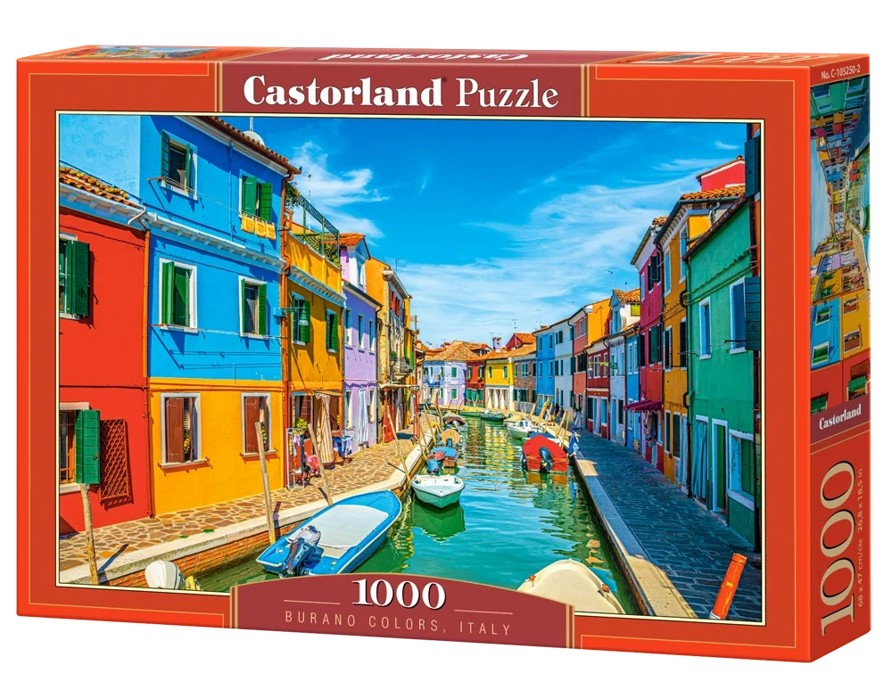 Burano Colors, Italy, 1000 Bitar Castorland - 2