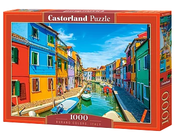 Burano Colors, Italy, 1000 Bitar Castorland