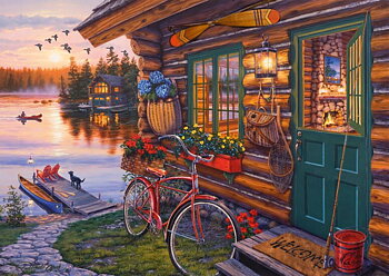 Lakeside Cabinett with Bike, 1000 Bitar Schmidt