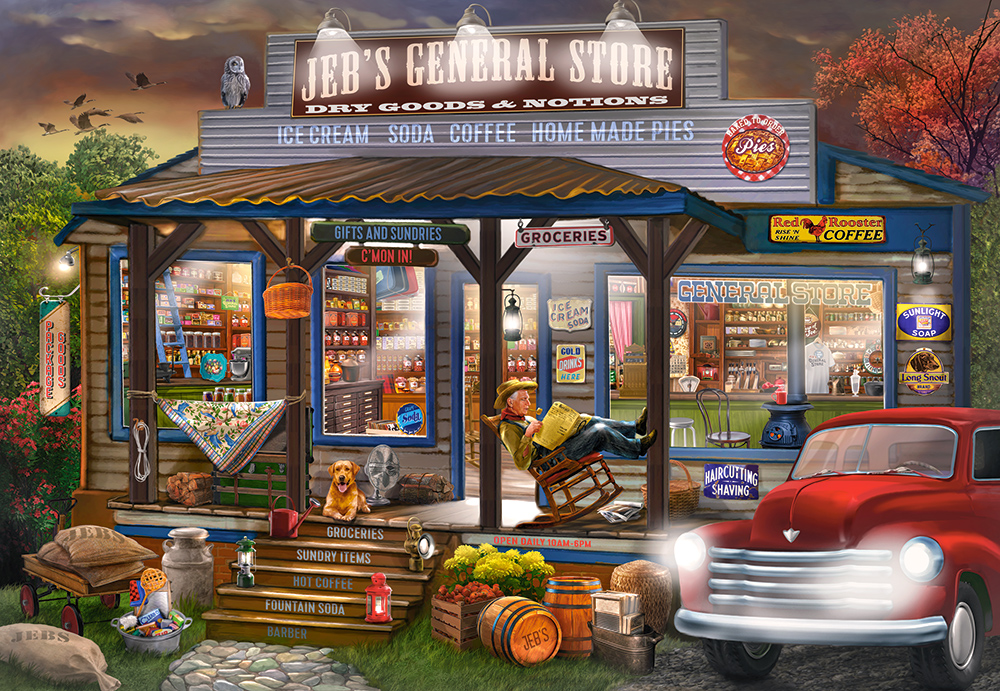 Jeb´s General Store 1000 Bitar Castorland
