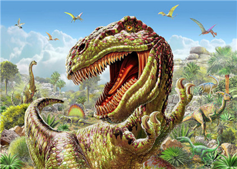 T-Rex,  Diamond Picture Diamond Painting