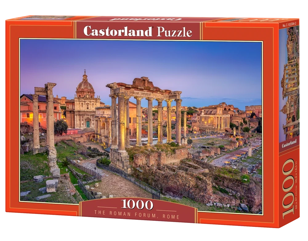 The Roman Forum, Rome, 1000 Bitar Castorland - 2