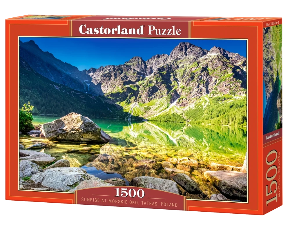 Sunrise at Morskie Oko, Tatras, Poland, 1500 Bitar Castorland - 2