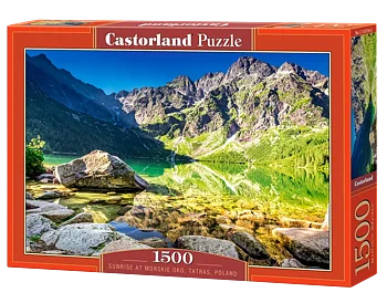 Sunrise at Morskie Oko, Tatras, Poland, 1500 Bitar Castorland