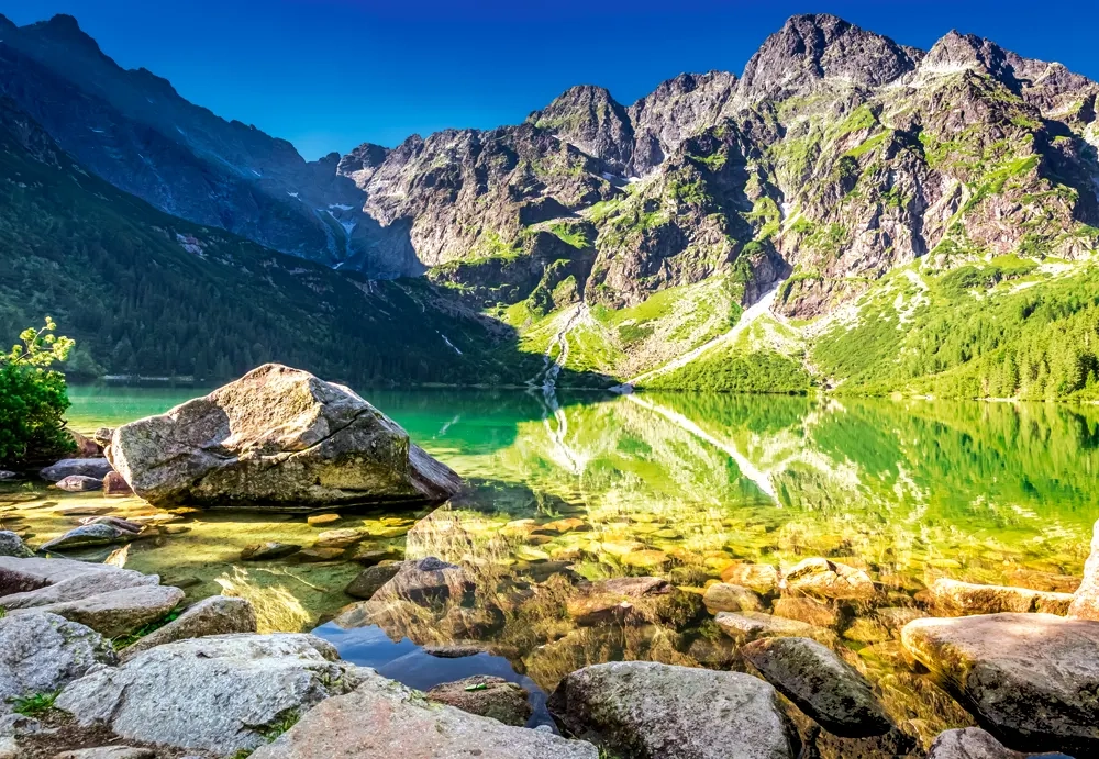 Sunrise at Morskie Oko, Tatras, Poland, 1500 Bitar Castorland