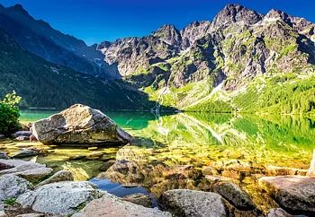 Sunrise at Morskie Oko, Tatras, Poland, 1500 Bitar Castorland