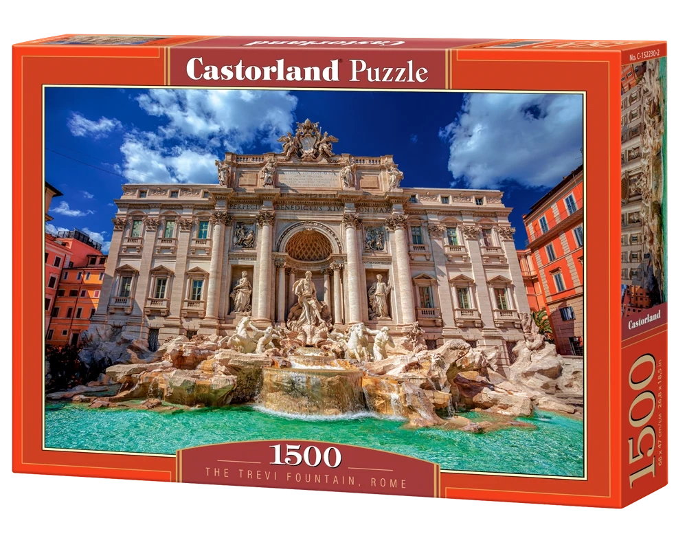 The Trevi Fountain, Rome, 1500 Bitar Castorland - 2