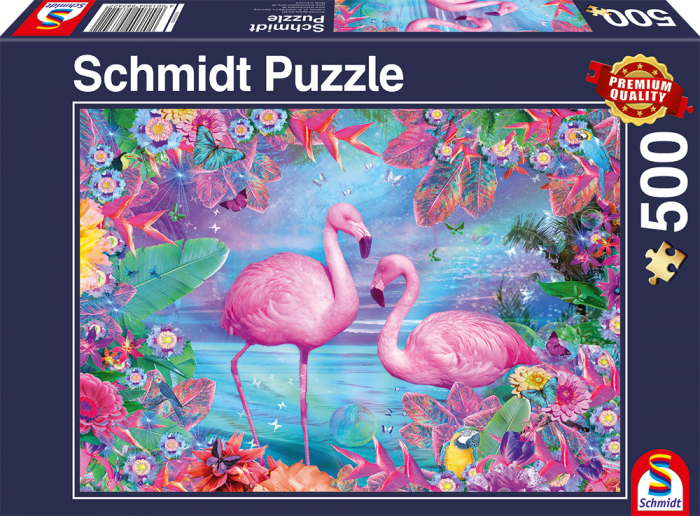 Flamingos 500 Bitar Schmidt - 2