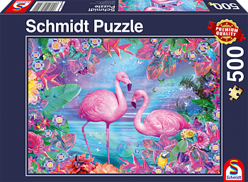 Flamingos 500 Bitar Schmidt