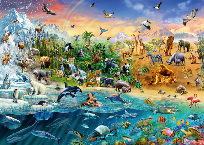 Animal Kingdom 1000 Bitar Schmidt