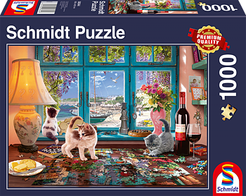 Puzzlers Desk 1000 Bitar Schmidt