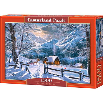 Snowy Morning 1500 Bitar Castorland