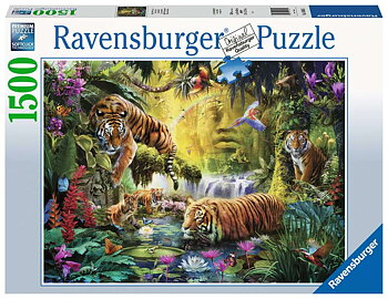 Tranquil Tigers 1500 Bitar Ravensburger