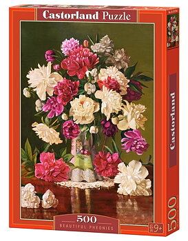 Beautiful Pheonies 500 Bitar Castorland