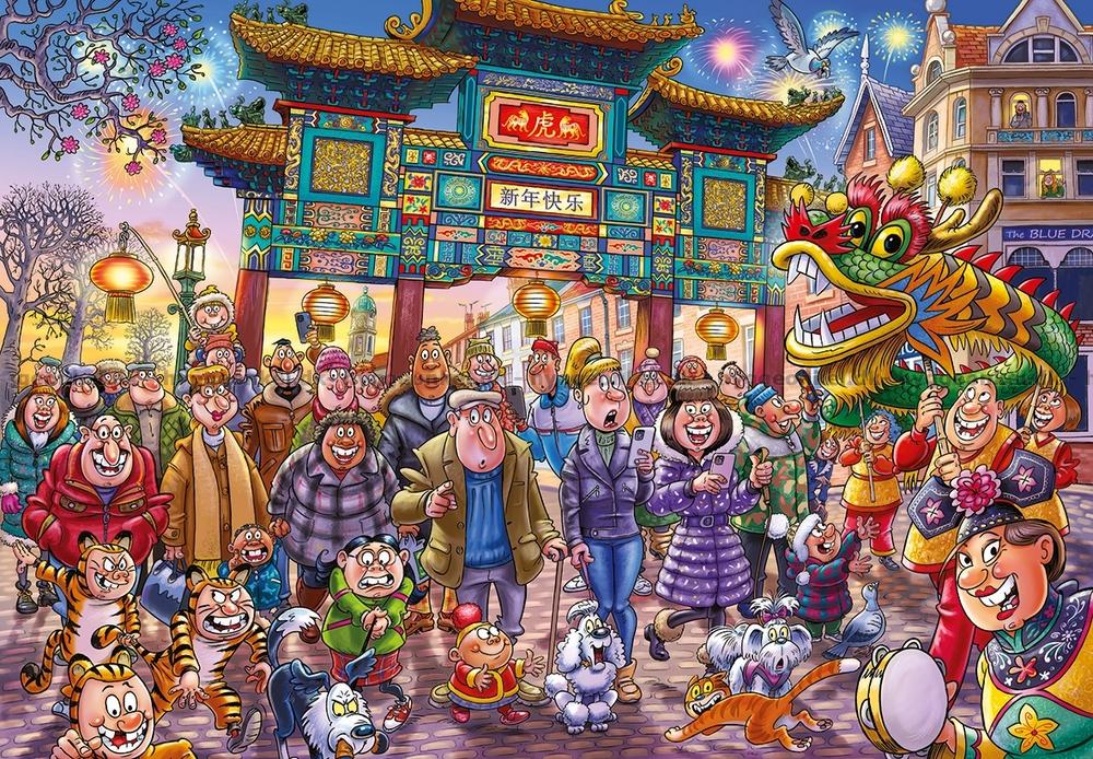 Wasgij   Original  #  39  Chinese New Year ! 1000 Bitar Jumbo