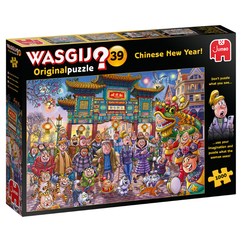 Wasgij   Original  #  39  Chinese New Year ! 1000 Bitar Jumbo - 2