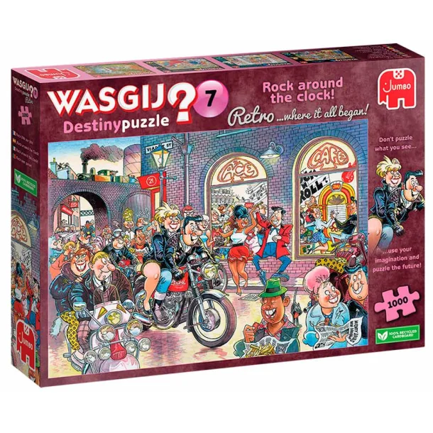 Wasgij Destiny #7 Rock around the clock 1000 Bitar Jumbo - 2