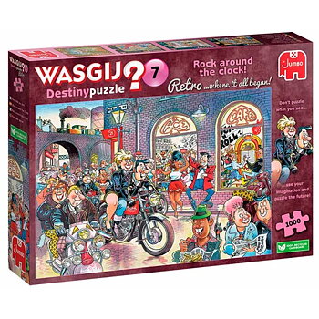 Wasgij Destiny #7 Rock around the clock 1000 Bitar Jumbo