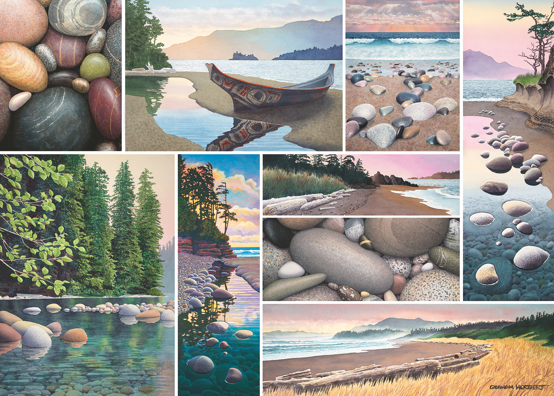 West Coast Tranquility 1000 Bitar Ravensburger