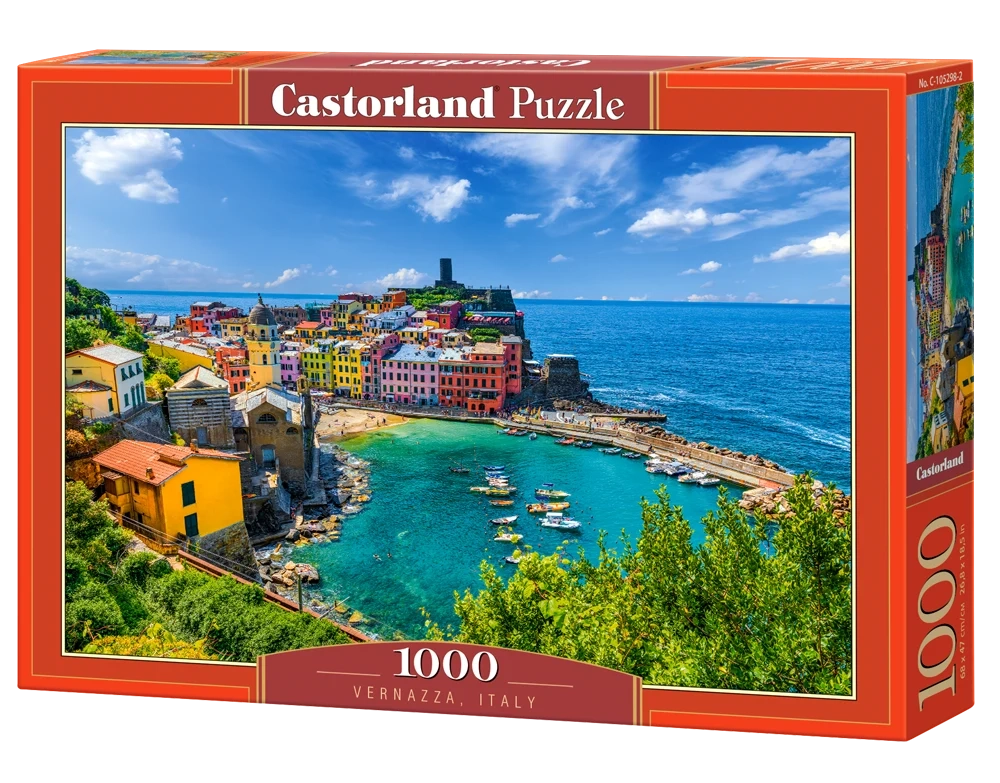 Vernazza, Italy, 1000 Bitar Castorland - 2