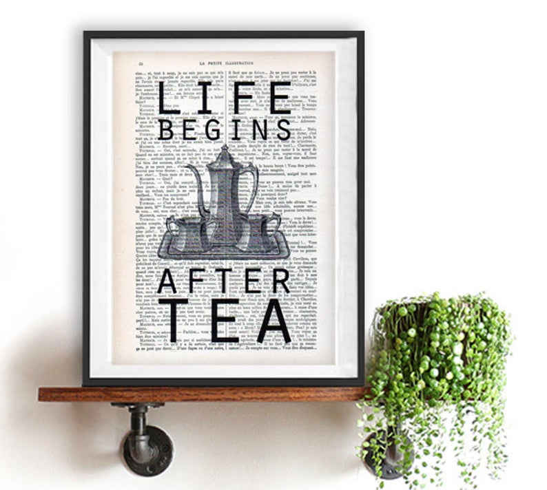 Life begins after tea (bricka) - 2