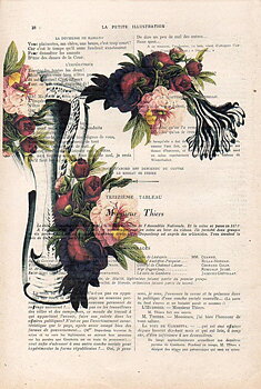 Äggstock med blommor